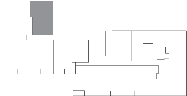 Floor plate for Floors 10–17