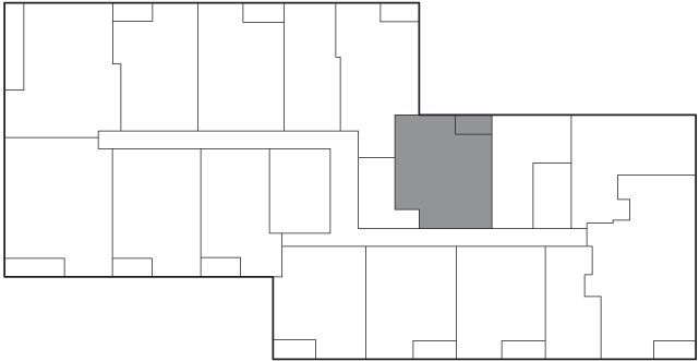 Floor plate for Floors 10–17