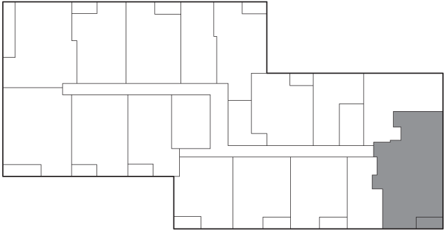 Floor plate for Floors 10–17
