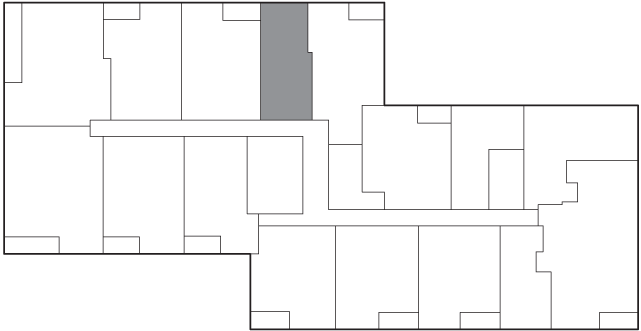 Floor plate for Floors 10–17