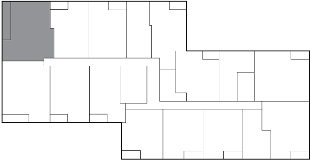 Floor plate for Floors 4–9