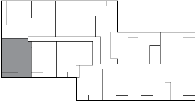 Floor plate for Floors 4–9